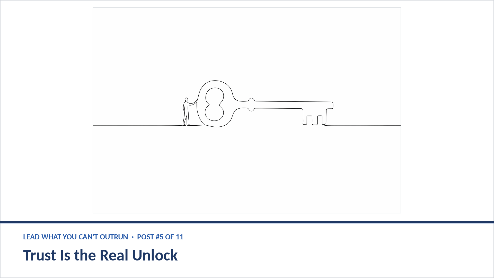 Trust is the real unlock