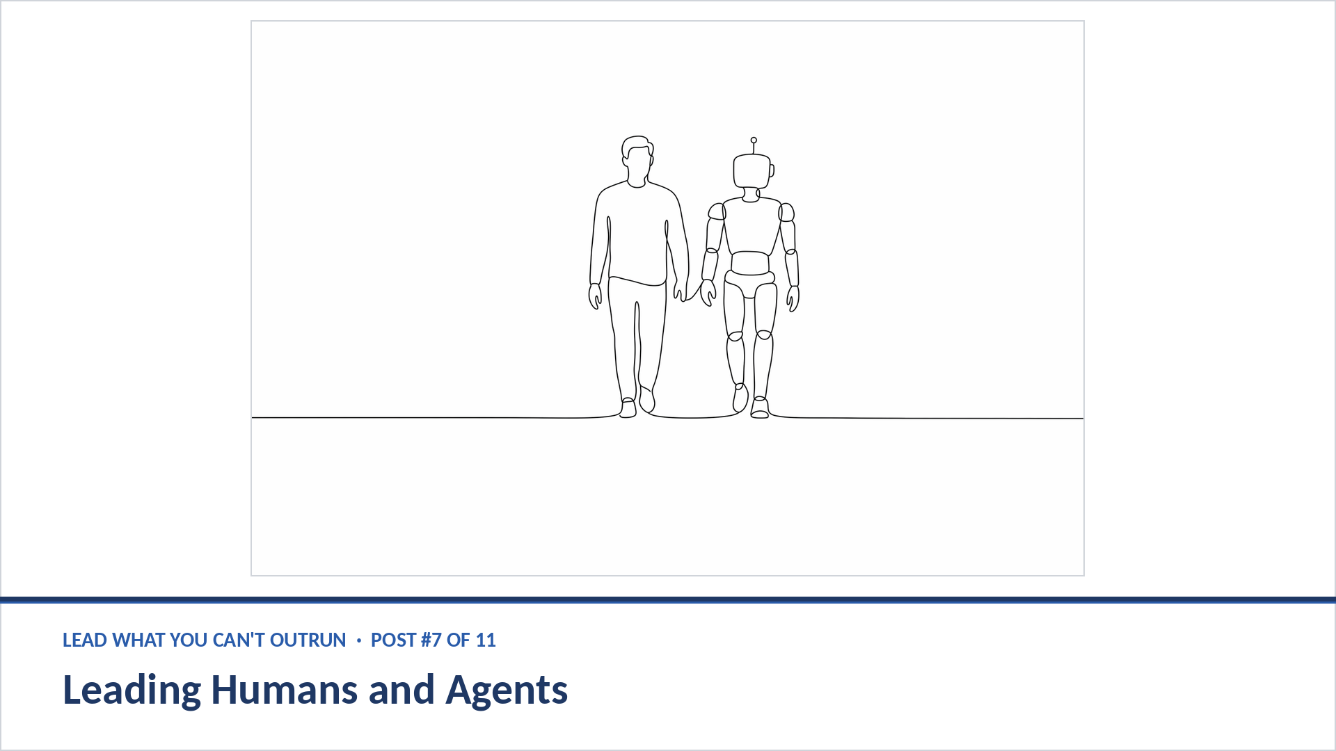 Leading humans and agents